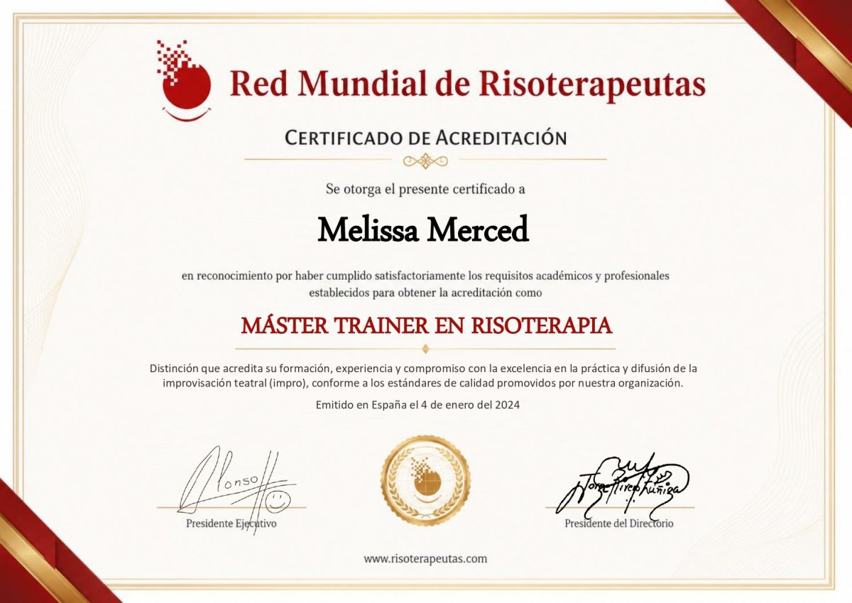 Certificado de Acreditación - Melissa Merced